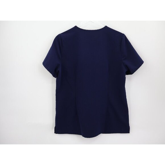 FIGS Women’s Casma Scrub Top Navy Blue Size Medium Technical Comfort F1100 - Picture 9 of 16